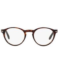 Persol - Round Frame Glasses - Lyst