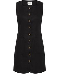Posse - Emma Button Down Mini Dress - Lyst