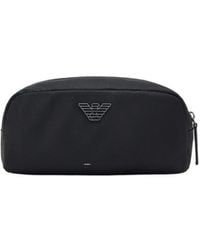 Emporio Armani - Eagle Plaque Toiletry Bag - Lyst