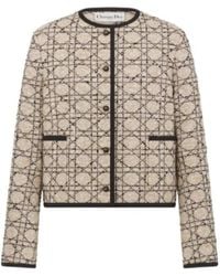 Dior - Cannage Cropped Jacket - Lyst