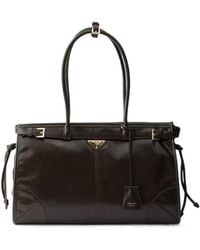 Prada - Bonnie Large Leather Handbag - Lyst