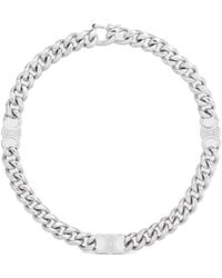 Celine - Triomphe Small Gourmette Bracelet - Lyst