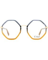 Chloé - Chloé Eyewear Hexagonal-Frame Glasses - Lyst