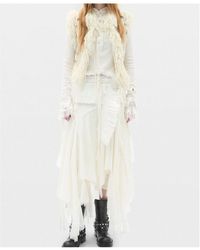 Ann Demeulemeester - Vega Midi Skirt - Lyst