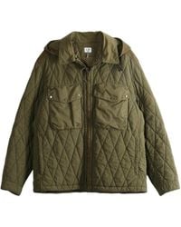 C.P. Company - Gd Liner Goggle Hooded Quilted Jacket - Lyst