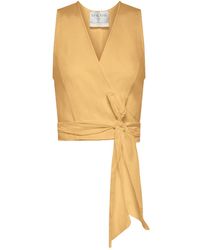 forte_forte - Wrap Tie Top - Lyst