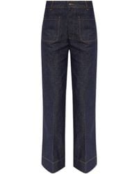 Victoria Beckham - Belt Loop Jeans - Lyst