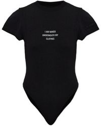 Vetements - Short-Sleeved Bodysuit - Lyst