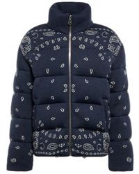 Alanui - Bandana Jacquard Wool Puffer Jacket - Lyst