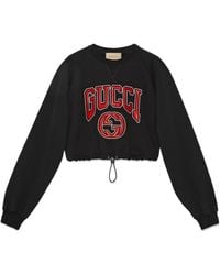 Gucci - Cotton Crew-Neck Sweatshirt - Lyst