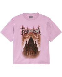 Balenciaga - Cotton Sacré Cœur T-Shirt - Lyst