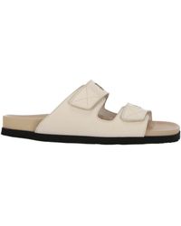 Palm Angels - Logo Printed Double Strap Sandals - Lyst