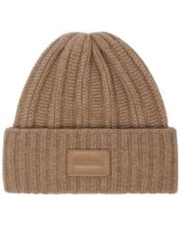 Max Mara - Macbeth Logo Patch Beanie - Lyst