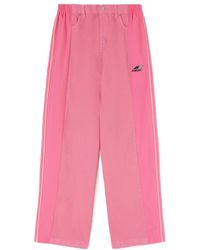Ambush - Logo Embroidered Wide-Leg Trousers - Lyst