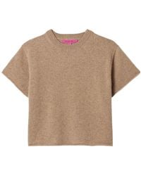 The Elder Statesman - Short-Sleeved Cashmere Sweater - Lyst