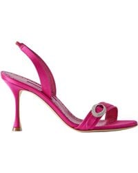 Manolo Blahnik - Handmade High Heel Sandals - Lyst