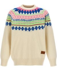 LC23 - Long-Sleeved Rib Sweater - Lyst