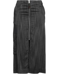Ganni - Fashion Solid Color High-Waist A-Line Midi Skirt - Lyst