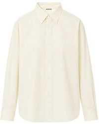 AURALEE - Cotton Shirt - Lyst