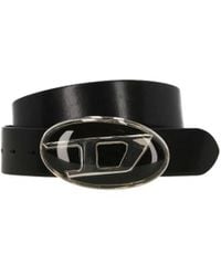 DIESEL - B-1Dr-Rr Leather Belt - Lyst