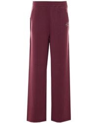 Liu Jo - Logo Detail Wide-Leg Pants - Lyst