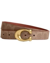 COACH - Sculpted C Buckle Reversible Belt, 25Mm - Lyst