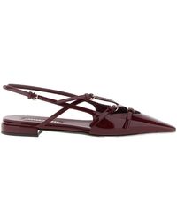 Miu Miu - Pointed-Toe Slingback Ballerinas - Lyst