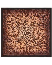 Givenchy - Animal Print Square Scarf - Lyst