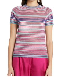 Marella - Striped T-Shirt - Lyst