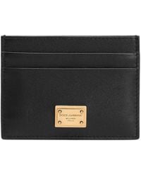 Dolce & Gabbana - Logo Plaque Card Holder - Lyst