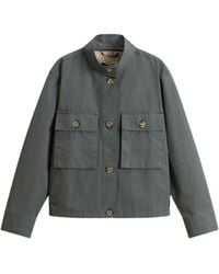 Woolrich - Canvas Field Overshirt - Lyst