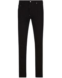 DSquared² - Rear Logo-Print Skinny Jeans - Lyst