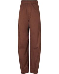 Tibi - Cotton-Blend Gabardine Wide-Leg Pants - Lyst