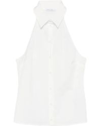Patrizia Pepe - Collar Top - Lyst