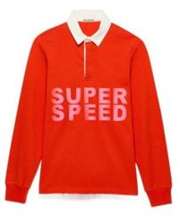 JW Anderson - Long-Sleeve Contrast Polo Shirt - Lyst
