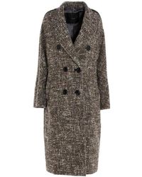 Max Mara - Teatino Double-Breasted Wool Long Coat - Lyst