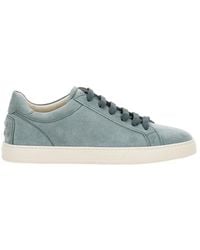Tod's - Logo Printed Round Toe Sneakers - Lyst