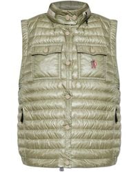 Moncler - Grenoble Logo Patch Padded Gilet - Lyst