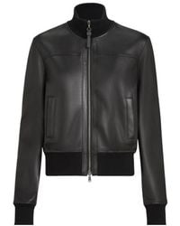 Brunello Cucinelli - Nappa Leather Bomber Jacket - Lyst