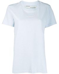 Off-White c/o Virgil Abloh - Arrow Round-Headed T-Shirt - Lyst