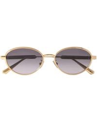 Dior - Oval Frame Sunglasses - Lyst