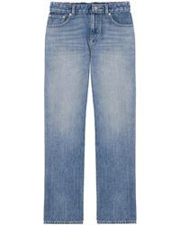 McQueen - Deconstructed Waist Jeans - Lyst