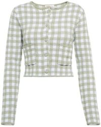 Altuzarra - Flicker Checked Cardigan - Lyst