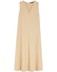 Weekend by Maxmara - Egoista V-Neck Sleeveless Midi Dress - Lyst