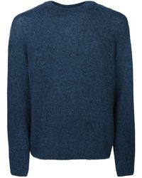 Lardini - Crewneck Knitted Jumper - Lyst