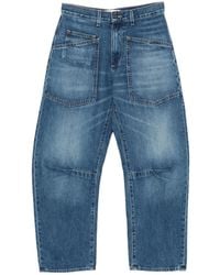 Nili Lotan - Shon Patch-Pocket Jeans - Lyst