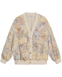 Golden Goose - Floral Embellished Cardigan - Lyst