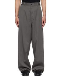 Maison Margiela - Wool Trousers - Lyst