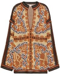 Valentino - Jacquard Mini Bandana Tunic Top - Lyst