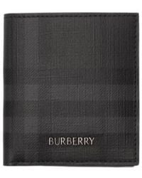 Burberry - City Check Folding Card Case - Lyst